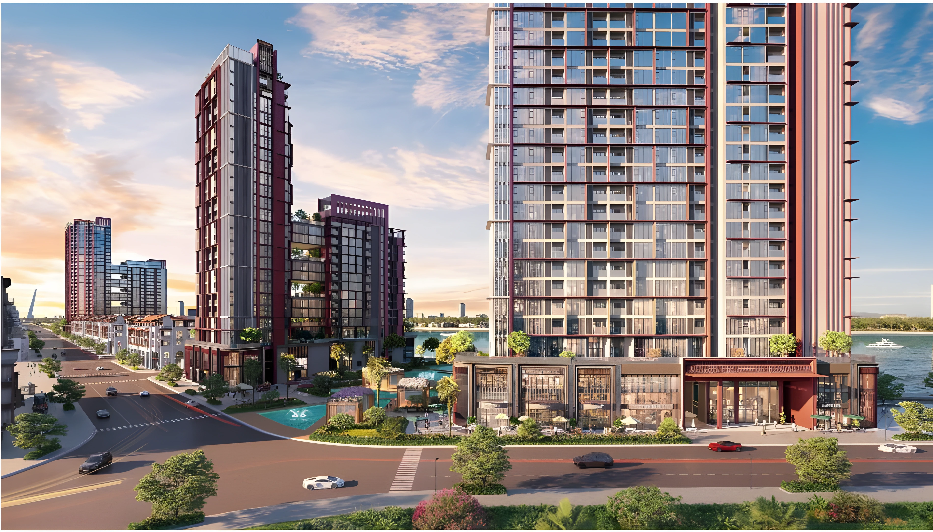 Shophouse khối đế Sun Symphony Residence Overview