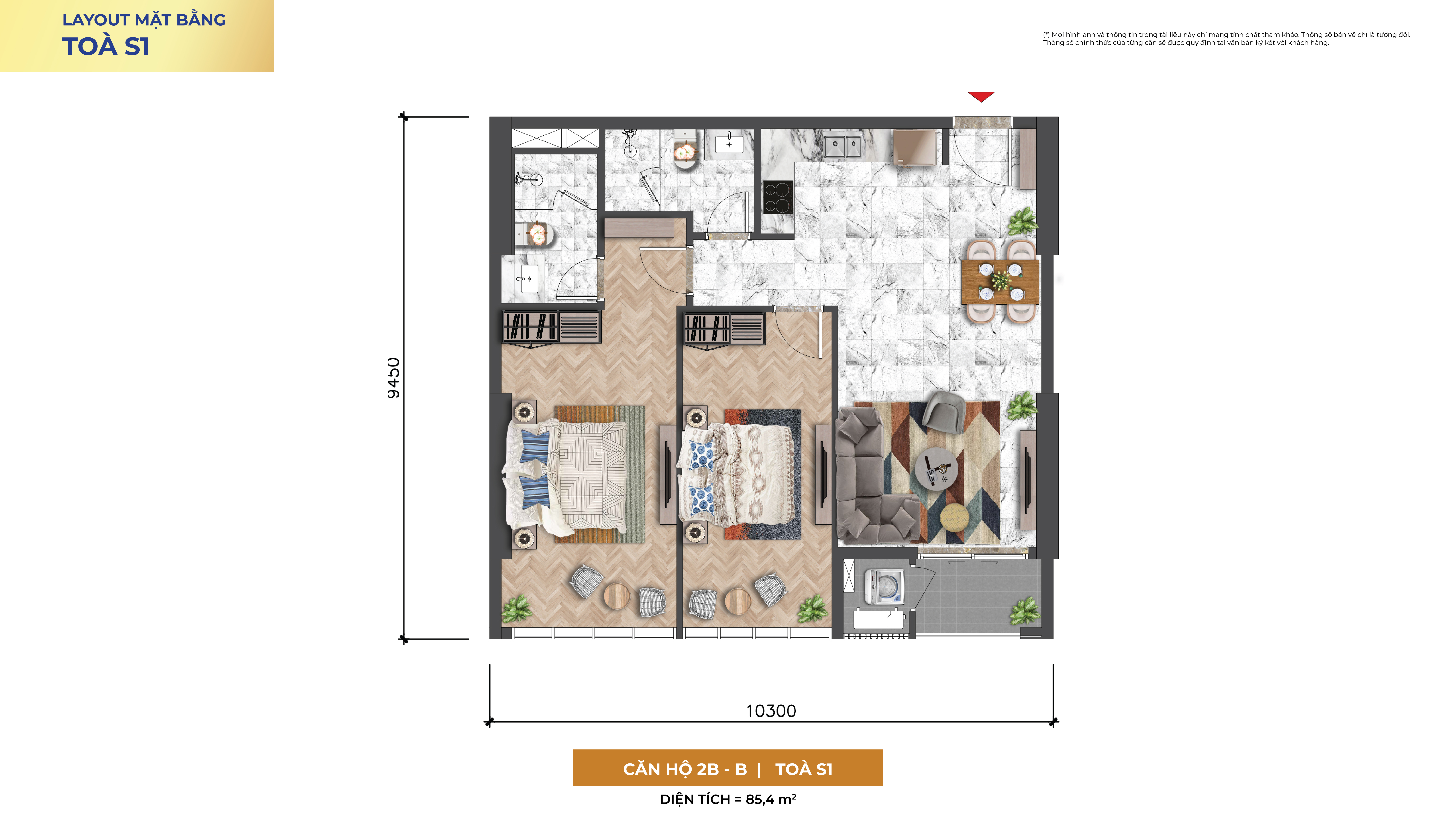 Layout mặt bằng dự án Căn hộ cao cấp