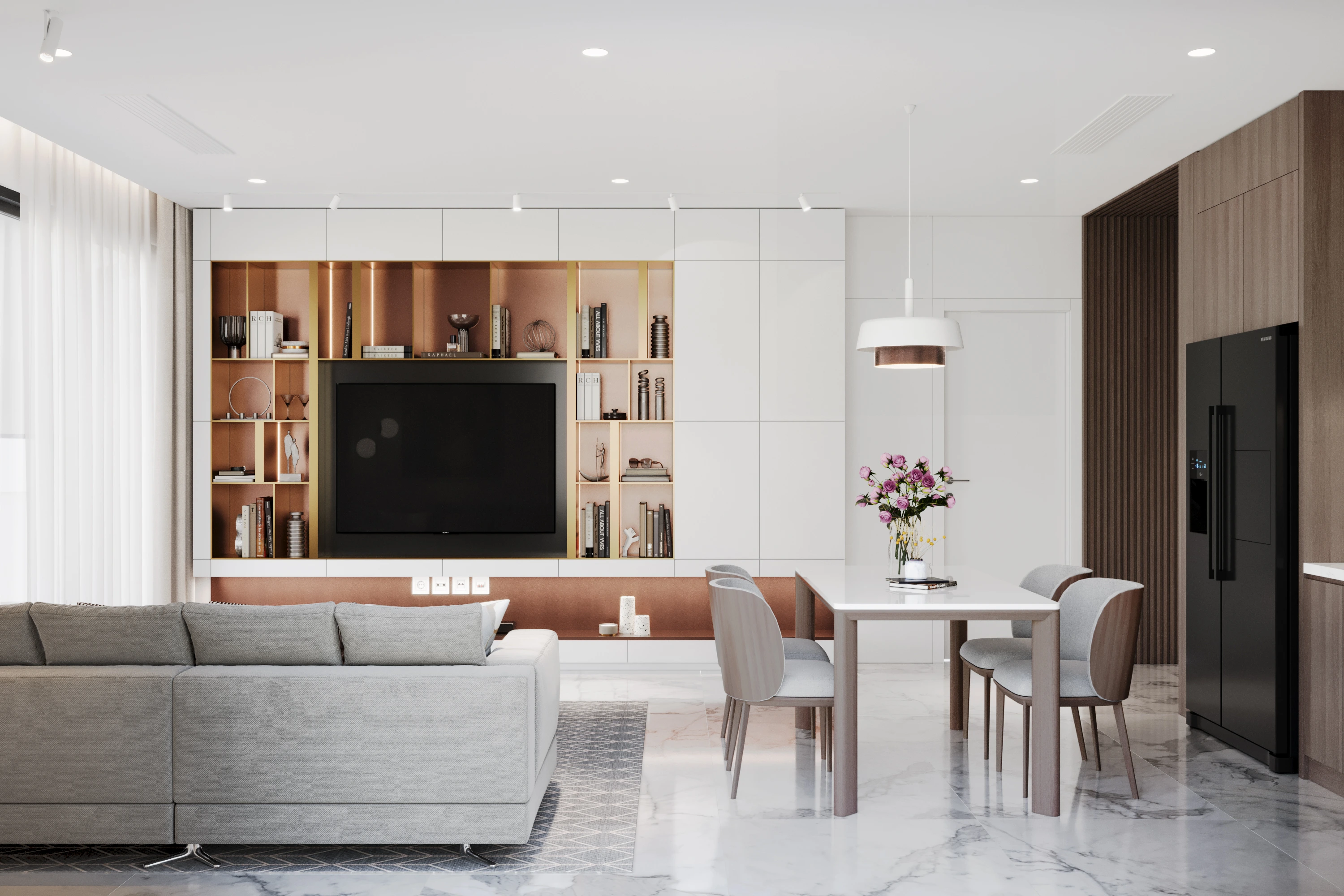 Hình ảnh phối cảnh căn hộ Times Square Đà Nẵng